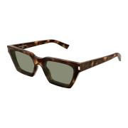 Calista 003 Zonnebril met groene lenzen Saint Laurent , Brown , Dames