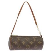 Pre-owned Canvas pouches Louis Vuitton Vintage , Brown , Dames