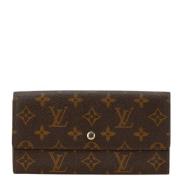 Pre-owned Canvas wallets Louis Vuitton Vintage , Brown , Dames