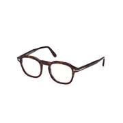 Minimalistisch Vierkant Frame Bril Tom Ford , Brown , Dames