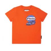 Raceauto's T-shirt Philipp Plein , Orange , Unisex