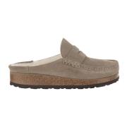 Leren Mules met Kurken Zool Birkenstock , Beige , Heren