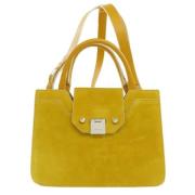 Pre-owned Suede handbags Jimmy Choo Pre-owned , Yellow , Dames