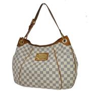 Pre-owned Canvas louis-vuitton-bags Louis Vuitton Vintage , White , Da...