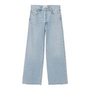 Lage Baggy Jeans Agolde , Blue , Dames