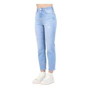 Lichtblauwe Slim Fit Denim Jeans Only , Blue , Dames