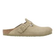 Boston BS Khaki Pantoffels Birkenstock , Beige , Dames