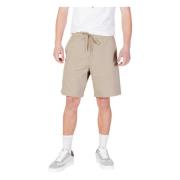 Heren Bermuda Shorts Lente/Zomer Collectie Replay , Beige , Heren