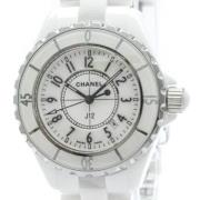 Pre-owned Glass watches Chanel Vintage , White , Dames