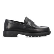 Klassieke Donny Loafers Zwart Aw24 Salvatore Ferragamo , Black , Heren