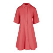 Shirt Dresses BomBoogie , Red , Dames