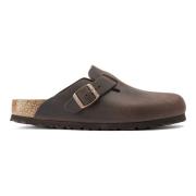 Klassieke Leren Sandalen Birkenstock , Brown , Heren