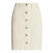 Mini Kokerrok Ralph Lauren , White , Dames