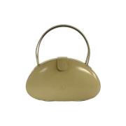 Pre-owned Leather handbags Loewe Pre-owned , Beige , Dames