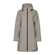 Stijlvolle regenjas voor vrouwen Danwear , Beige , Dames