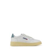 Witte Leren Medalist Sneakers Autry , White , Dames