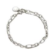 Zilveren Armband met Stijl Omss22-021 Notre-v , Gray , Dames