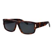 Stijlvolle Zonnebril Saint Laurent , Brown , Heren