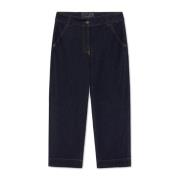 Cropped-Jeans Elena Mirò , Blue , Dames