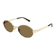 Geel/Bruine zonnebril SL 692 Saint Laurent , Yellow , Dames