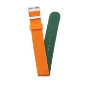 Oranje Nylon Horloge Timex , Orange , Unisex