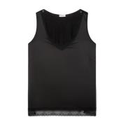 Top met kant Fiorella Rubino , Black , Dames