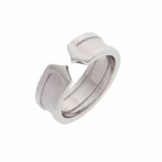 Pre-owned Silver rings Cartier Vintage , White , Dames