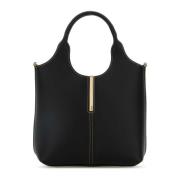 Stijlvolle zwarte leren mini shopper Tod's , Black , Dames