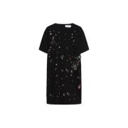 Sprankelende Zwarte Minijurk Sportmax , Black , Dames