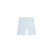 Gestreepte Shorts voor Zomerse Dagen Nn07 , Blue , Heren