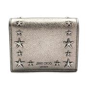 Pre-owned Leather wallets Jimmy Choo Pre-owned , Gray , Dames