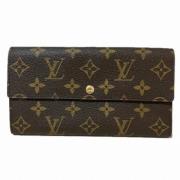 Pre-owned Canvas wallets Louis Vuitton Vintage , Brown , Dames