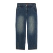 Vintage-gewassen Ballon Jeans Elena Mirò , Blue , Dames