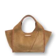 Euforia Suède Shopper Tas Gianni Chiarini , Brown , Dames