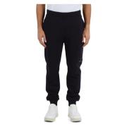 Katoenen sweatpants met logodetail C.p. Company , Blue , Heren