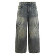 Baggy Broek voor Heren Balenciaga , Blue , Heren