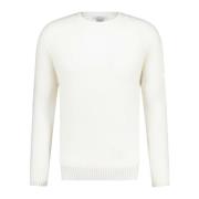 Kasjmier Trui Zacht Ronde Hals Comfort Avant Toi , White , Heren