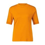 Mesh Style T-Shirt Marc Cain , Orange , Dames