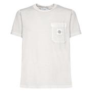 Grijze T-shirts en Polos met Zak Stone Island , Gray , Heren