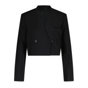 Getailleerde Blazer met 2-Knoopsluiting Helmut Lang , Black , Dames