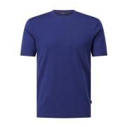 Eenvoudig Katoenen T-Shirt Windsor , Blue , Heren