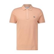 Klassiek Logo Polo Shirt Lacoste , Orange , Heren