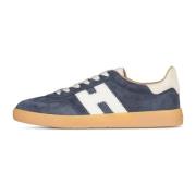 Velours Memory Foam Sneakers Hogan , Blue , Heren