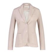 Bloemenprint Blazer Klassieke Stijl Circolo 1901 , Beige , Dames