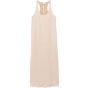 Beige Mouwloze Racerback Jurk Alysi , Beige , Dames