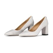 Veloursleren Blokhak Pumps Hugo Boss , Gray , Dames