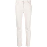 Witte Casual Broek Brunello Cucinelli , White , Dames