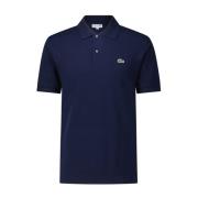 Tijdloos Polo Shirt Klassieke Pasvorm Lacoste , Blue , Heren