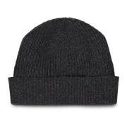 Kasjmier Beanie met Omslag Zanieri , Gray , Heren