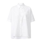 Oversized Kortemouw Blouse True Religion , White , Dames